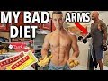 WHAT I EAT IN A DAY Away from Home + Full Arm Workout w/ Paul