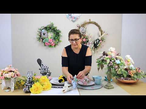 Monte uma linda mesa de páscoa