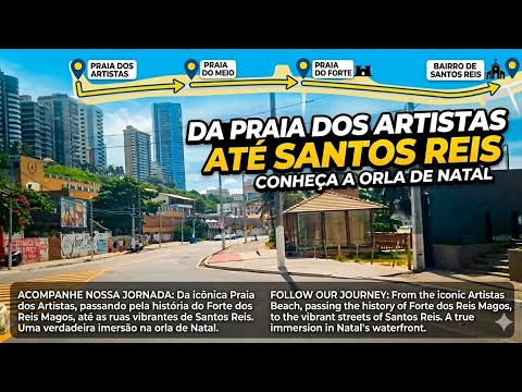 Natal RN praia dos Artistas e pra urbanas até o bairro de santos Reis 