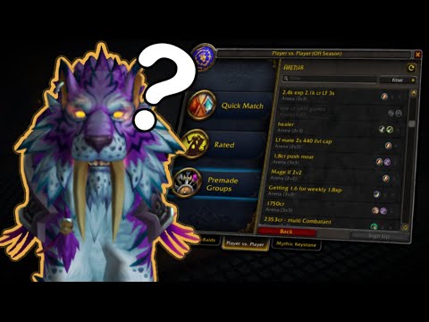 Feral Druid 2v2 with LFG Positive Experience?! WoW Arena BFA 8.3 PvP