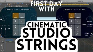 Video thumbnail for First day with Cinematic Studio Strings (and CSSS!) - goodbye BBC SO Pro?! by Tom Harrold Music