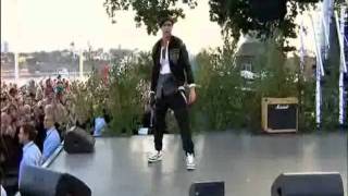 Eric Saade - Popular, Det Gor Ont and Hearts in The Air (Live at Allsang Pa Skansen 26.07.2011)