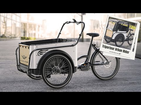 Triporteur électrique Urban Rider - 4 enfants - Freins hydrauliques - Moteur Bafang Max M400_2