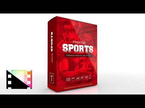 ProIntro Sports - Introductory Titles for Final Cut Pro X - Pixel Film Studios