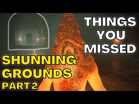 The Top Things You Missed In SUBTERRANEAN SHUNNING-GROUNDS (Part 2)!  - Elden Ring Tutorial/Guide
