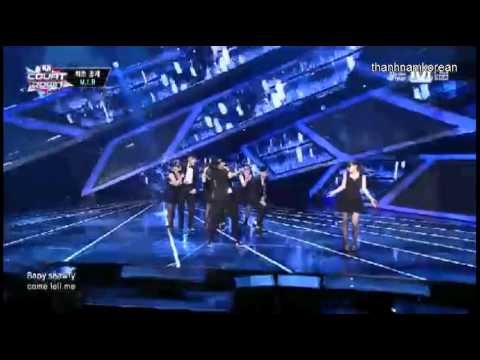 130801 M.I.B - Men In Black @ M! Countdown Comeback Stage