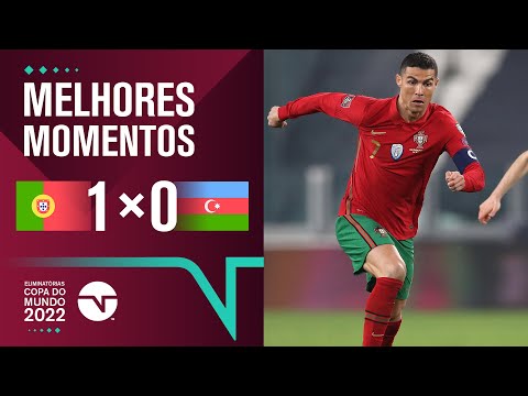 Gols e lances de Portugal x Azerbaijão
