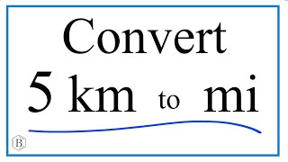 Download lagu How to Convert 5 Kilometers to Miles  (5 km to mi) mp3