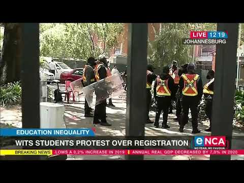 Wits students protest over registration