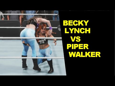 WWE 2K19 Becky Lynch vs Piper Walker - Blue Jeans Knockout Match