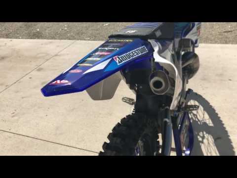 Yamaha YZ 250 walk around & start up