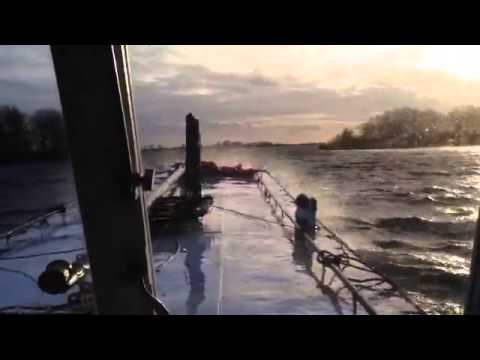 58ft barge in wind-force 9