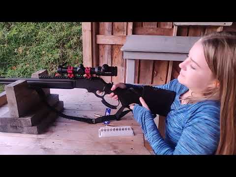 Emma trying the new Marlin Dark