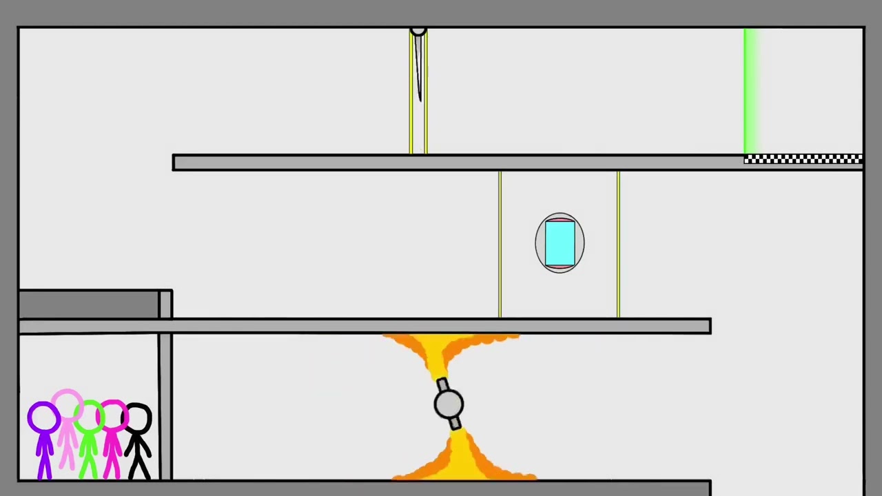 Obstacle course animation loop