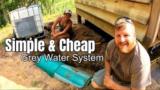 Building a Simple and Cheap Grey Water System for an Off Grid Cabin