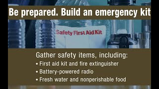 Be Prepared: Build an Emergency Kit