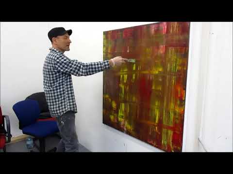 Spachteltechnik, Workshop am 03.08.2019