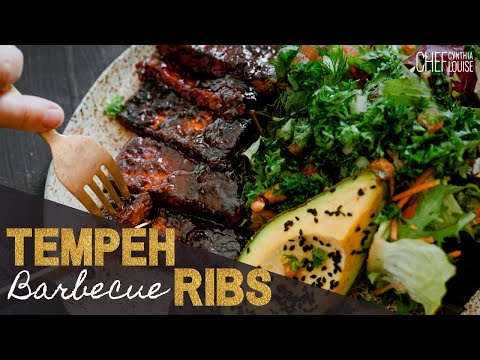 How To Make Tempeh BBQ Ribs | Vegan Recipe