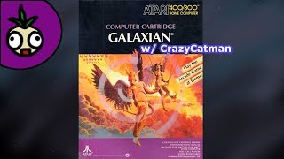 Space Beepers | Galaxian on Atari 800 XL w/ Crazy Catman