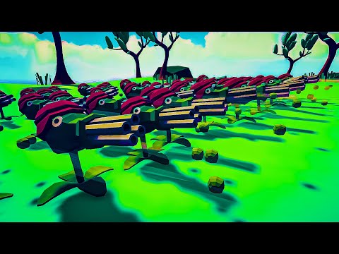 PEA SHOOTER VS EVERY FACTION - Totally Accurate Battle Simulator TABS | PVZ in TABS