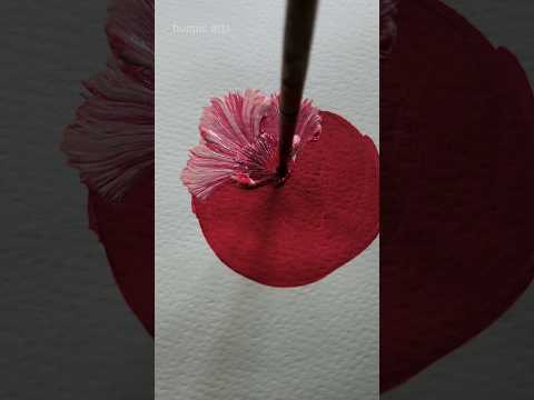 Easy flower painting idea 🩷🌼 #art  #artwork  #shorts  #shortsfeed  #painting  #acrylicpainting