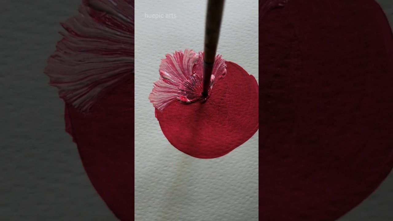 Easy flower painting idea 🩷🌼 #art  #artwork  #shorts  #shortsfeed  #painting  #acrylicpainting