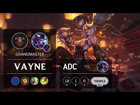 Vayne ADC vs Kai'Sa - EUW Grandmaster Patch 9.9