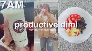 PRODUCTIVE DAY IN MY LIFE | Getting My Life Together, Wellness & Work