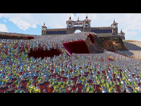 3 Million Knights Siege CASTLE FORTRESS! - Ultimate Epic Battle Simulator 2 UEBS 2