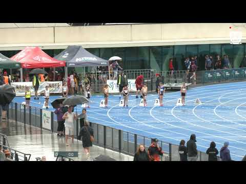 Girls Under 10 100m H2 - 2020 State Combined Events Championships // LAVicTV