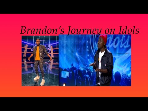 Congratulations To Brandon TOP 3 Idols SA