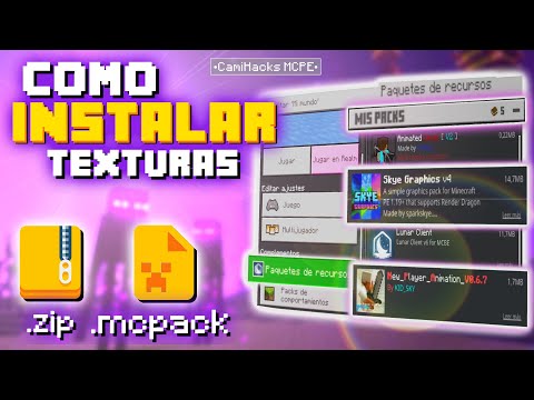🎁 How to PUT TEXTURE PACKS in MINECRAFT PE in 2023 🚀 MCPE 1.19 and 1.20 📣