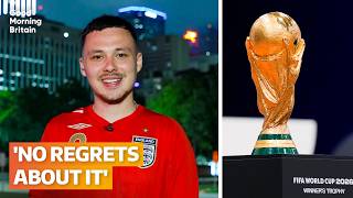 How a superfan saved £15,000 to watch England