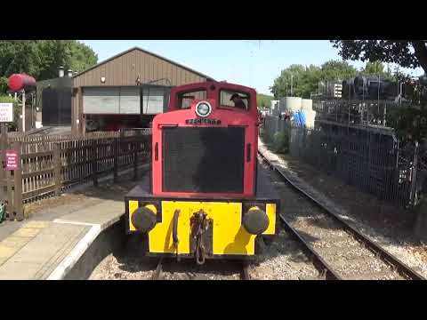 Middleton Railway, Leeds 2022 with a Ride Behind Peckett Diesel Shunter Austin No 1