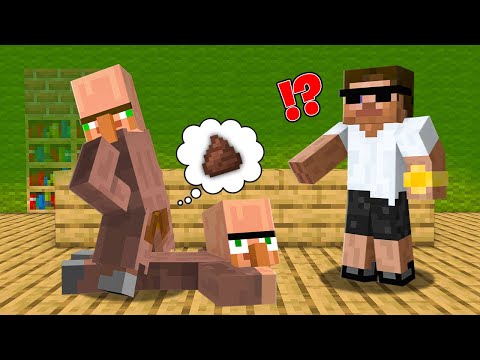 This Villager Pranked Doorbin with Poop in Minecraft..