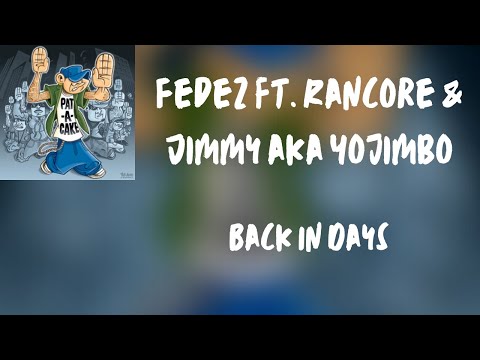 (Testo) Fedez ft Rancore & Jimmy A.K.A. Yojimbo - Back In Days