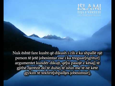 Shejh Albani -- Sqarim rreth tekfirit, bidatit dhe fiskut