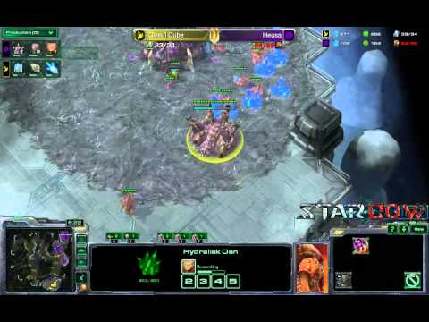 Game 3 - Cube (P) Vs Heusa (Z)  - semifinals ESL Starbow cup 1