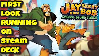 First Gameplay of Jay Silent Bob Beat Em Up running on Steam Deck