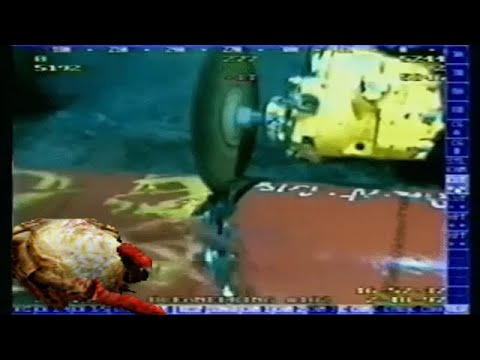 Crab getting sucked into a pipe with Half Life SFX