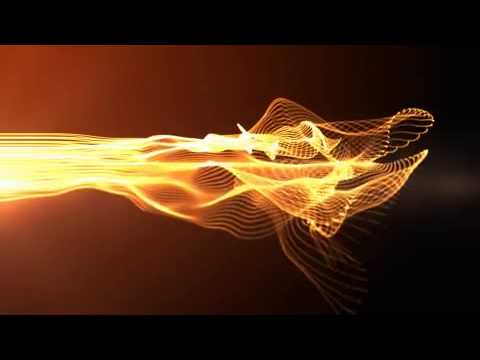 Yellow Flame Flourish Motion Background Motion Background