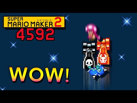 INFINITY ELEVATOR?! 4592 // Super Mario Maker 2