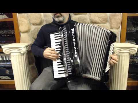 NEW Black Weltmeister Opal Piano Accordion LMM 37 96 image 4
