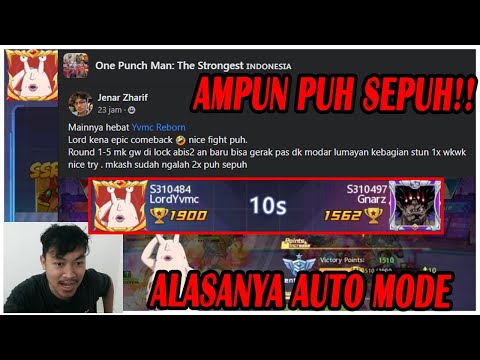🔥🔥AMPUN PUH SEPUH! YVMC BALAS DENDAM [KALAU MANUAL MAH BEDA CERITANYA] - ONE PUNCH MAN The Strongest