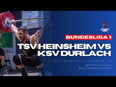 Weightlifting Germany - Bundesliga 1 - TSV HEINSHEIM vs KSV DURLACH