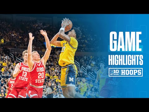 Ohio State vs. Michigan | HIGHLIGHTS | Big Ten Men's Basketball | 01/23/26