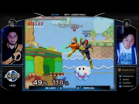 SSS #64 - DIG | Lucky (Fox) vs. Tempo | S2J (C. Falcon) - SSBM - Top 8, Losers Finals