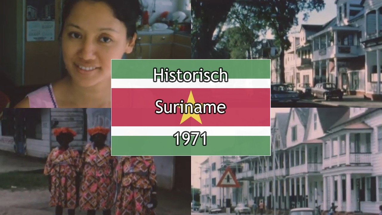 Historische videobeelden van Suriname uit 1971