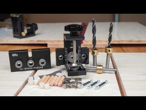 dowelling jig 3 in 1 hole jig kit  WoodWorking Tools