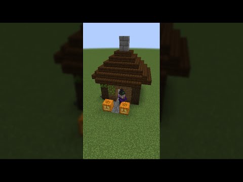 How To Build A Witch House In Minecraft #shorts